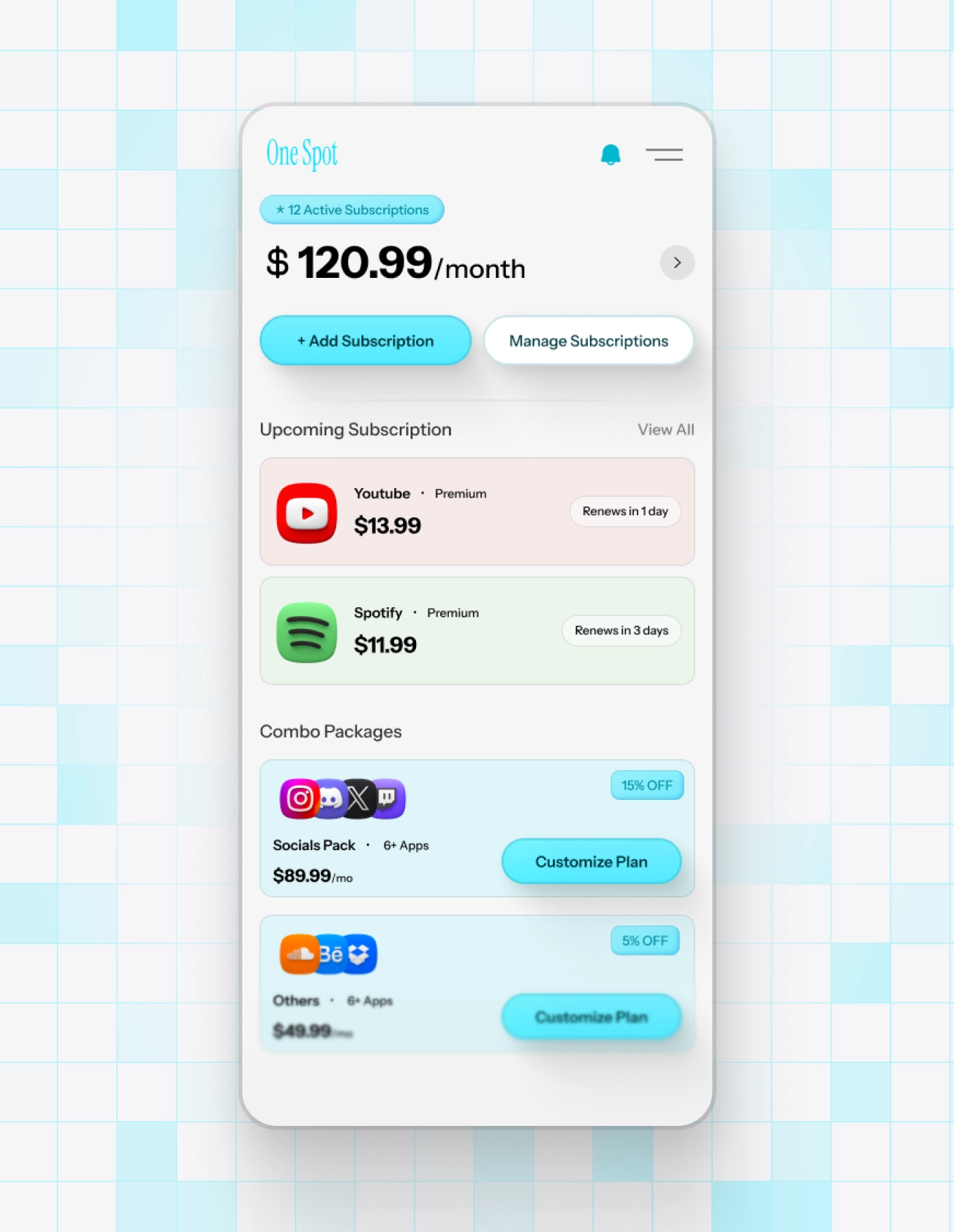 One Spot - App Design