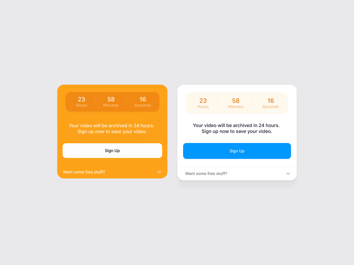 Signup Countdown ⏳ 