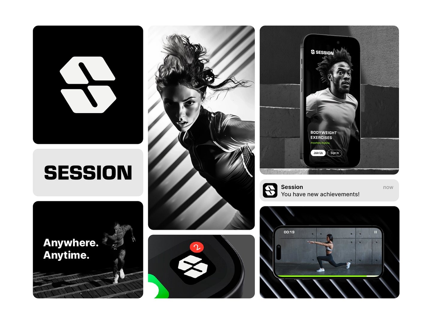 Session Brand Identity Bento