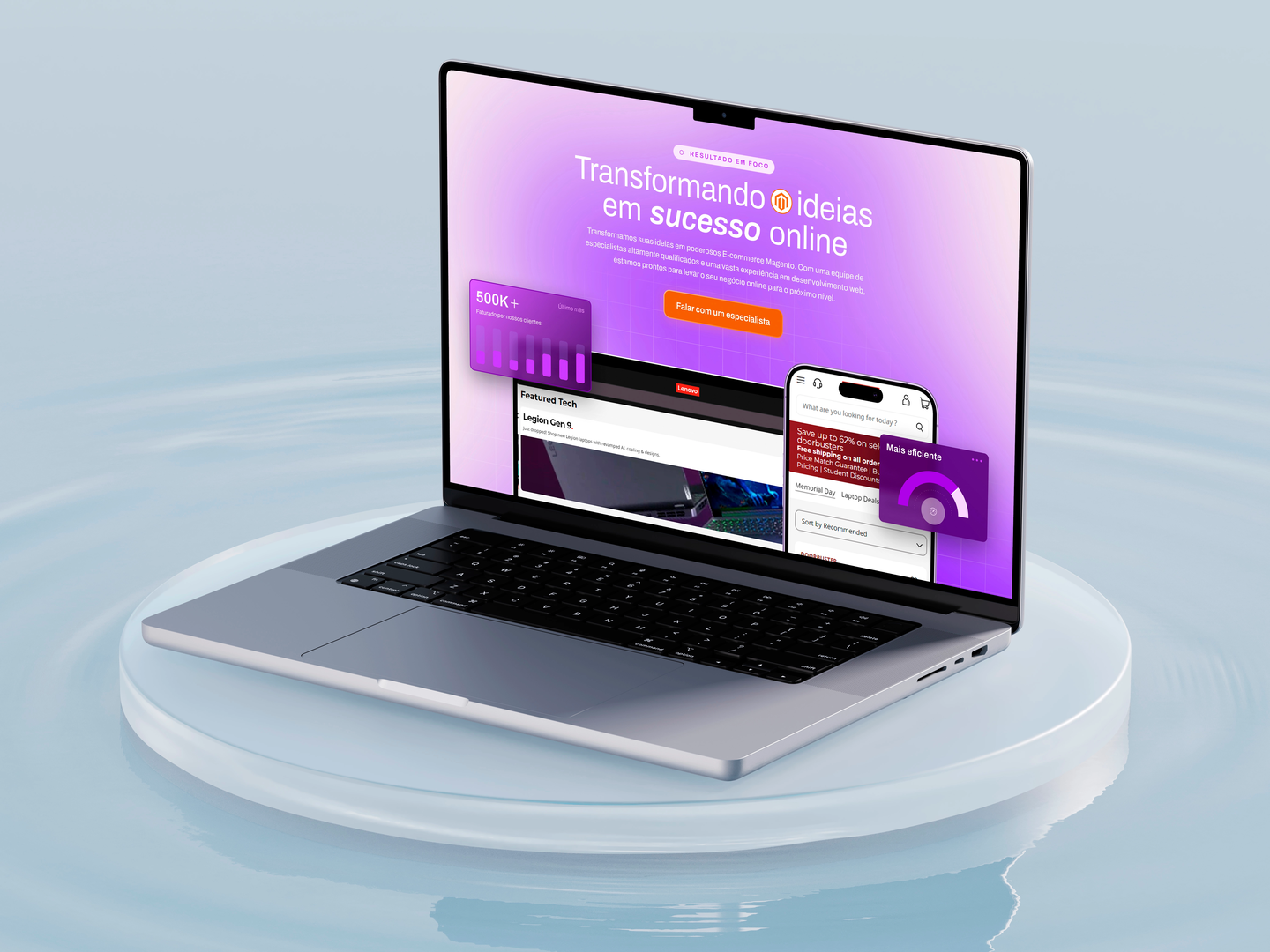 Hero section - Magento Agency