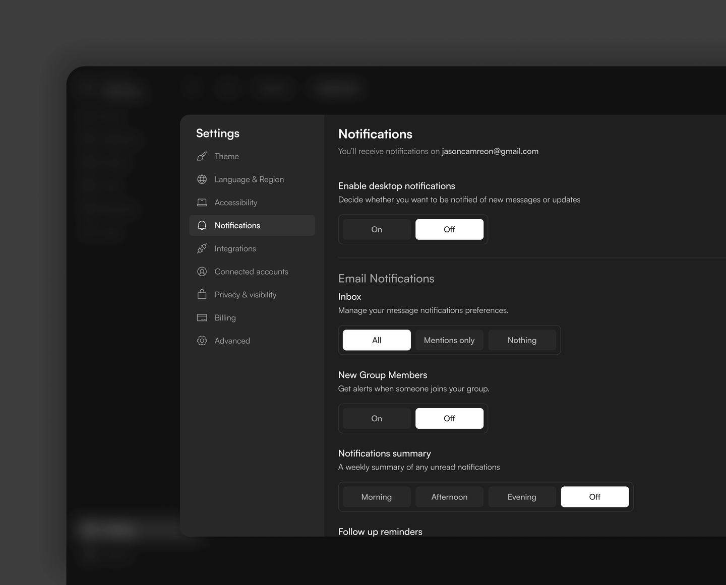 Notification Settings ⚙️