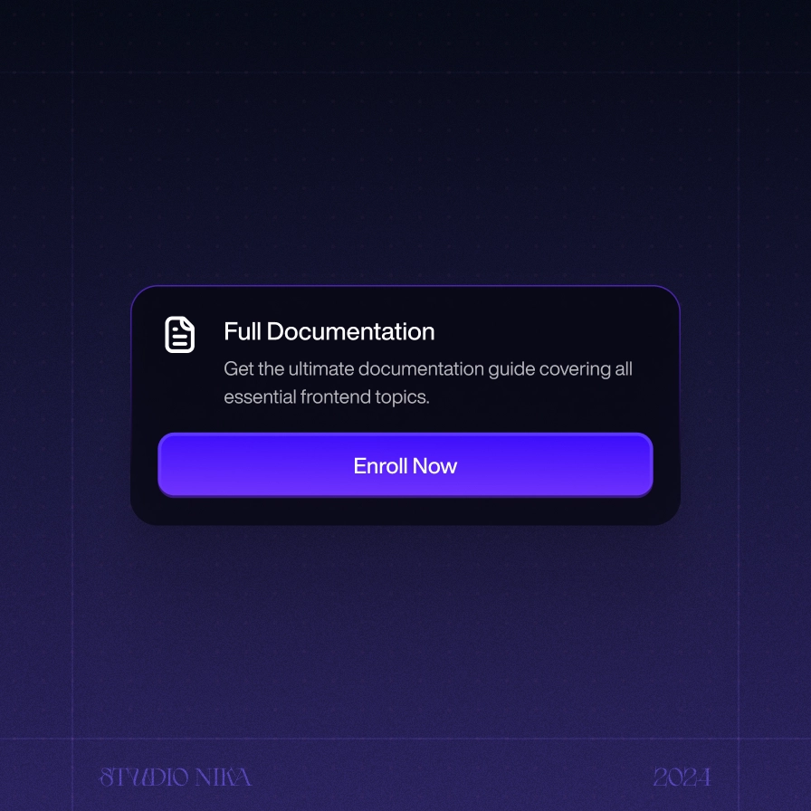 Card design for course page