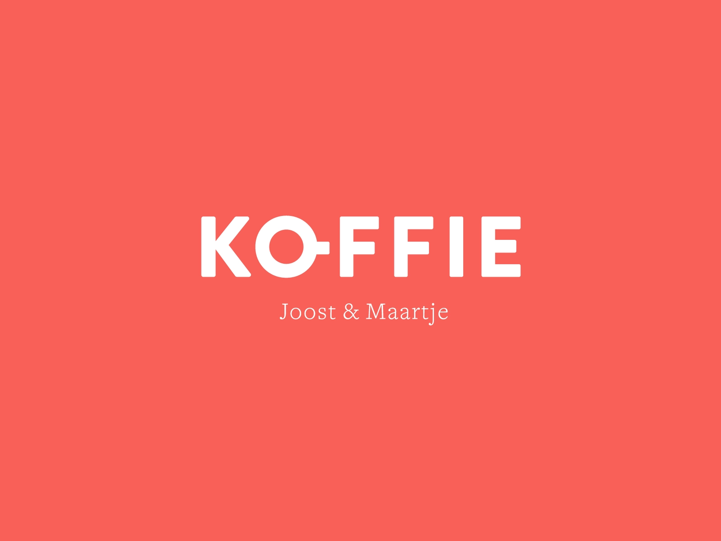 Koffie - bij Joost & Maartje