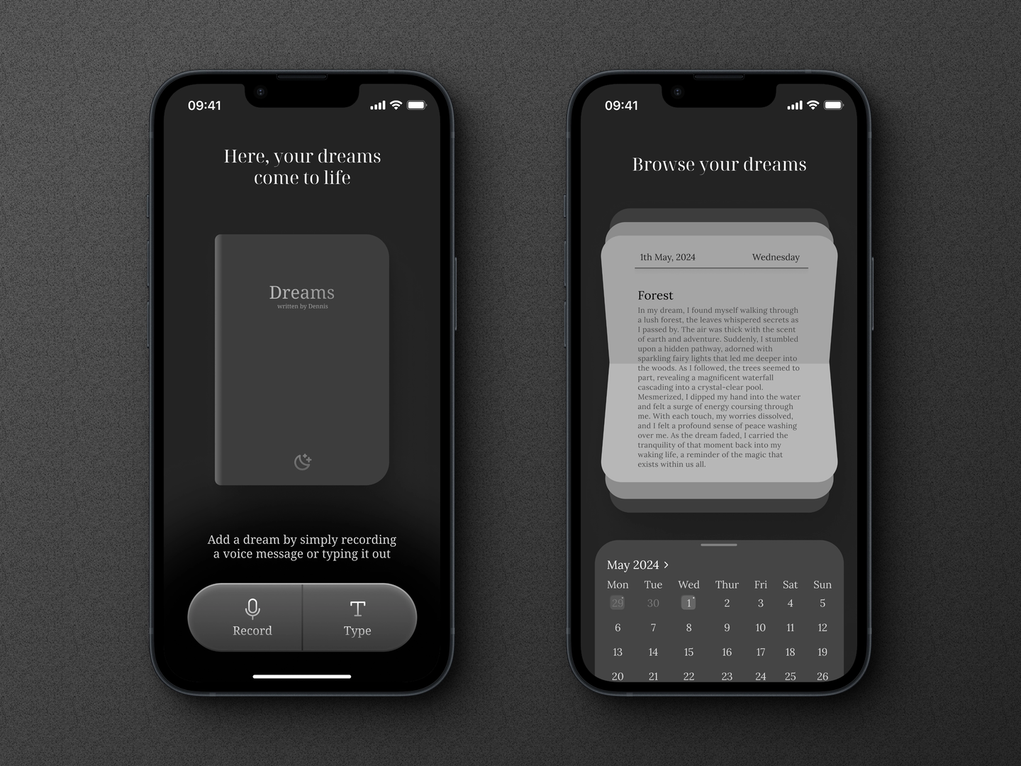 the app of your dreams 🌙