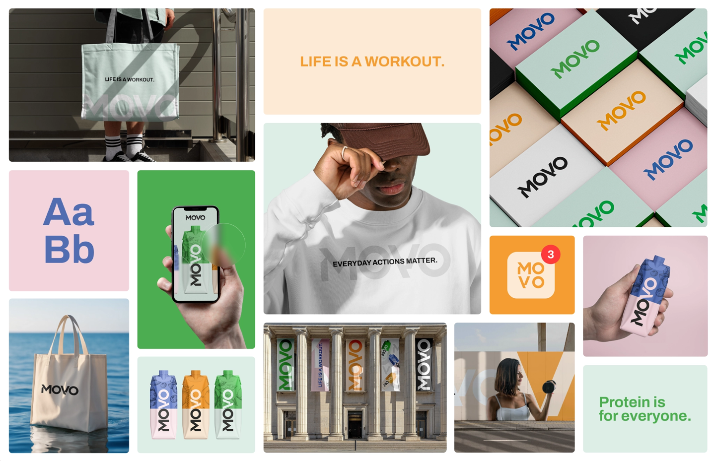 MOVO Brand Identity Bento