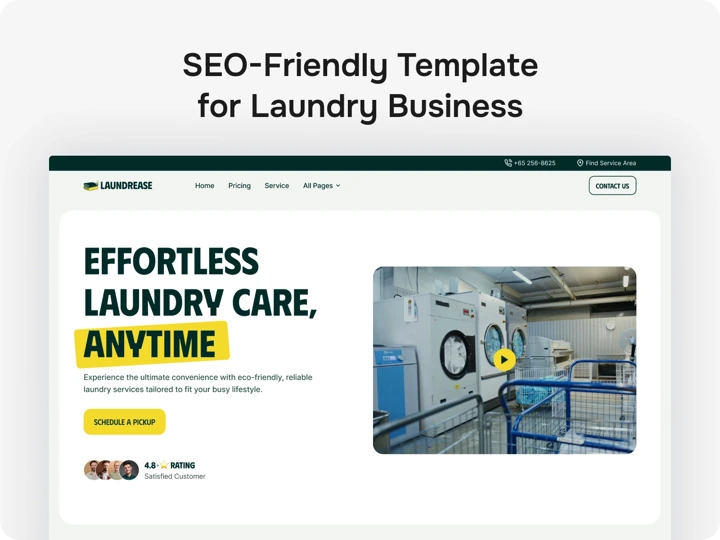 LaundrEase - SEO-Friendly Design 