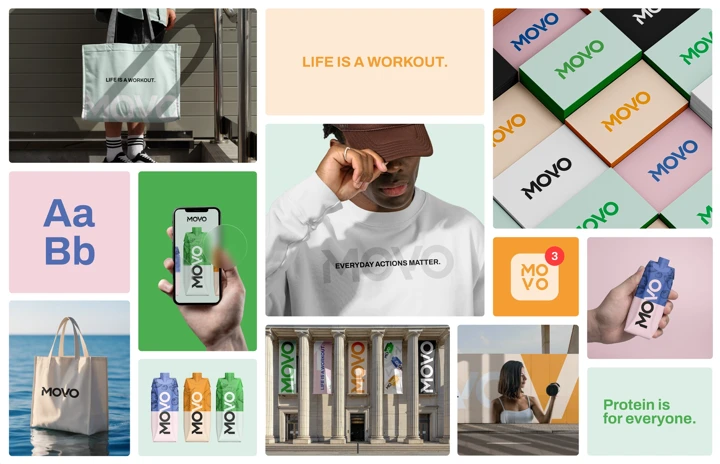 MOVO Brand Identity Bento